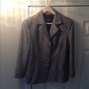 Giorgio Armani cashmere houndstooth blazer